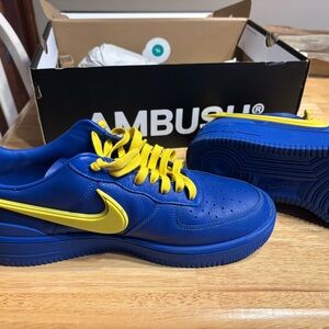 Nike Blue and Yellow Sneakers